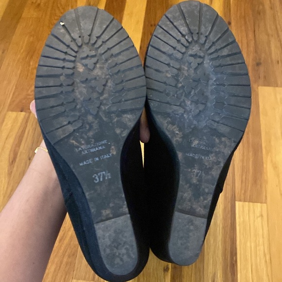 Chuckies Women’s Black Velvet Heeled Knee High Boots Size 37.5 - Picture 7 of 10